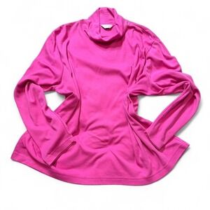 Vintage Pink Long Sleeve Turtleneck Top‎